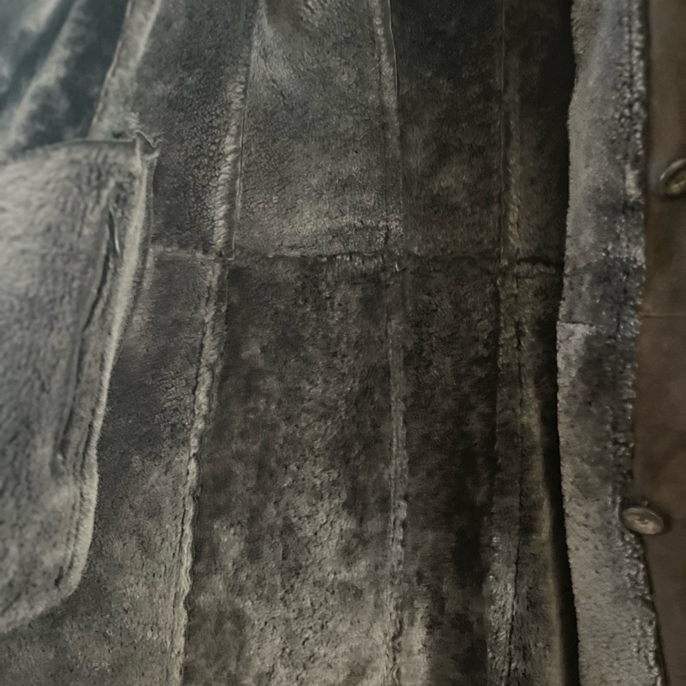 Brown Shearling Coat - Picture 7 of 7